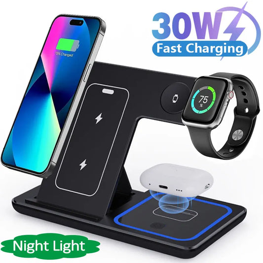 Wireless 3 in 1 Charger 30W